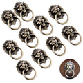 10X Lion Head Door Pull Knob Handles for Cabinet Drawer Hardware