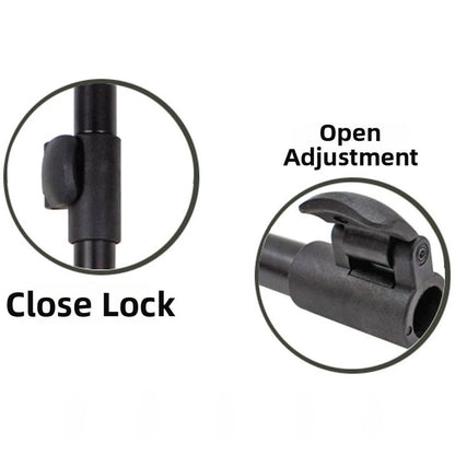 Adjustable Aluminum Fishing Rod Holder with Spiral Head Base