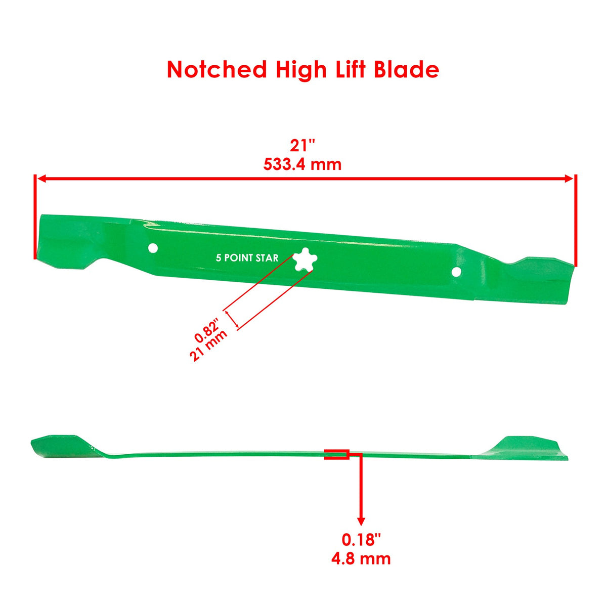 Lawn Mower Blades 4 Pack for Poulan 42 inch (2005–2015)
