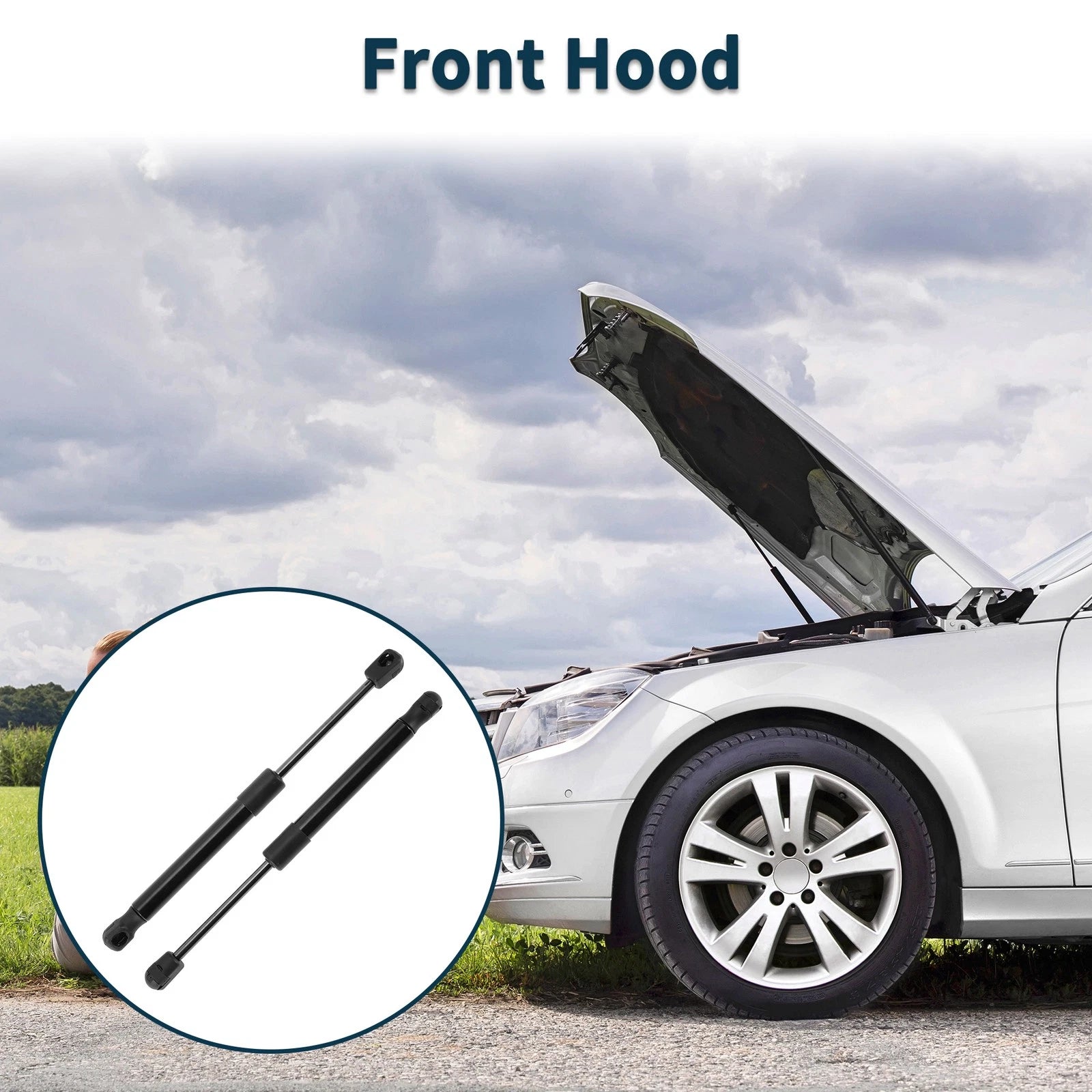 Front Hood Lift Supports Struts Replacement for BMW 1 2 3 4 Series (2014–2024)