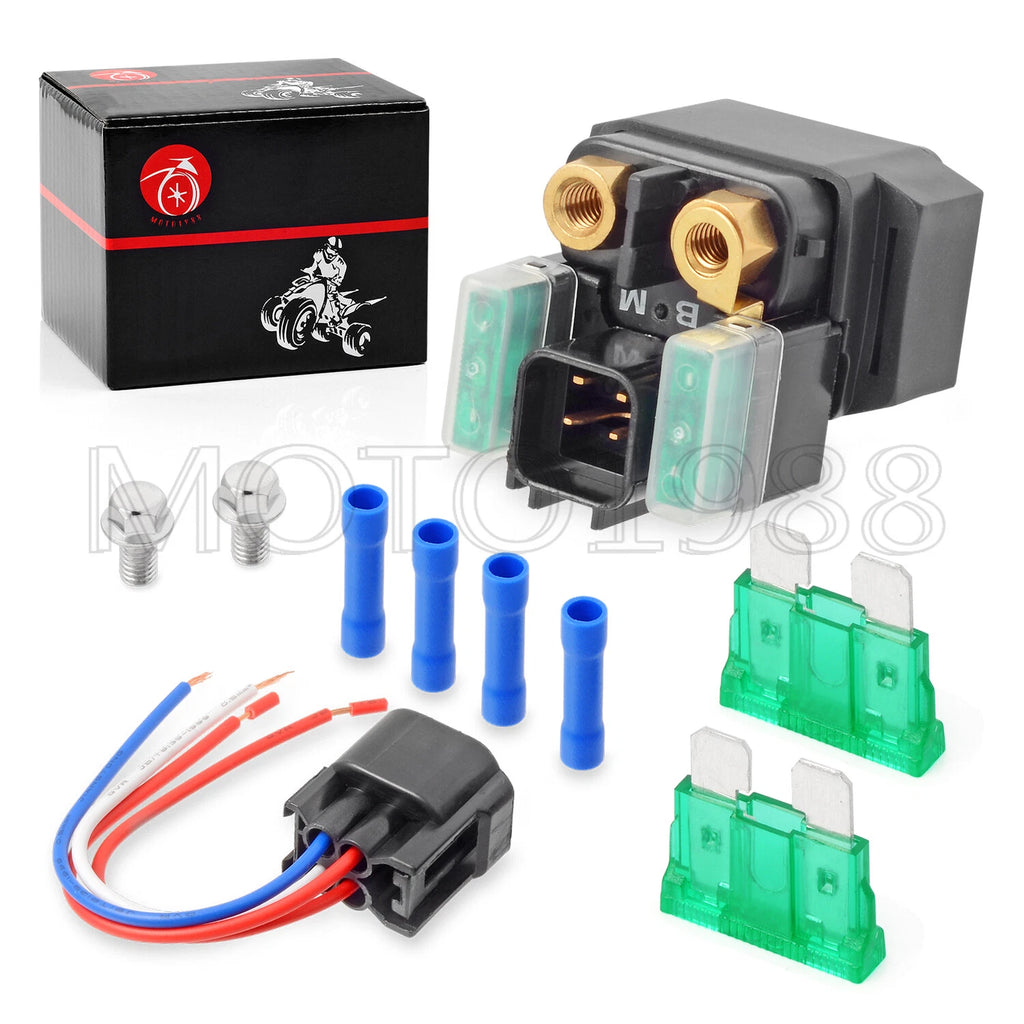 Starter Solenoid Relay B-M & Plug for Yamaha XVS950 XVS650 YXZ1000 XSR700 XSR900