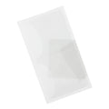 2X Transparent Backed Square Parking Permit Holder for Windscreen