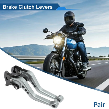 Adjustable Short Brake Clutch Lever for Aprilia RS125 (1996–2005) Titanium Tone