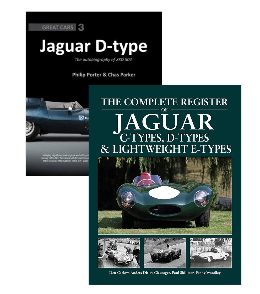Complete Register Book Set for Jaguar C-Type D-Type Lightweight E-Type (C-Types, D-Types, XKD 504)