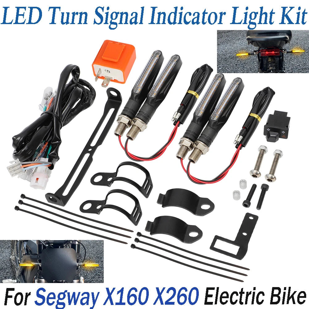 LED Turn Signal Light Kit for Sur Ron Segway X160 X260 (Plug & Play)