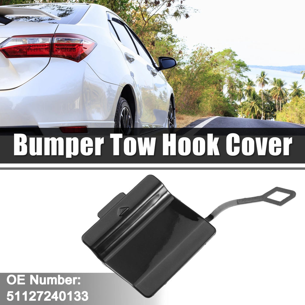 Rear Left Tow Eye Hook Cover Cap Replacement for BMW 550i (2011–2013)