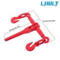 Set of 2 G80 1/4in-5/16in ×12ft Chain Bundle Kit, 2200lbs Working Load