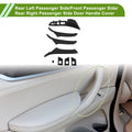 Door Panel Handle Pull Trim Cover for BMW 5 Series (2011–2016) Black