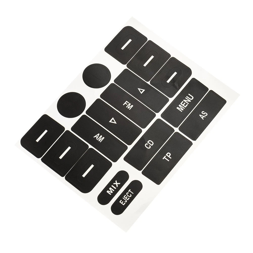 Radio Knobs Repair Stickers for Golf MK5 & Passat (2003–2009)