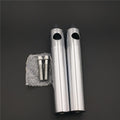 Chrome Motorcycle Risers for 1 Inch Handlebars (8" Rise)