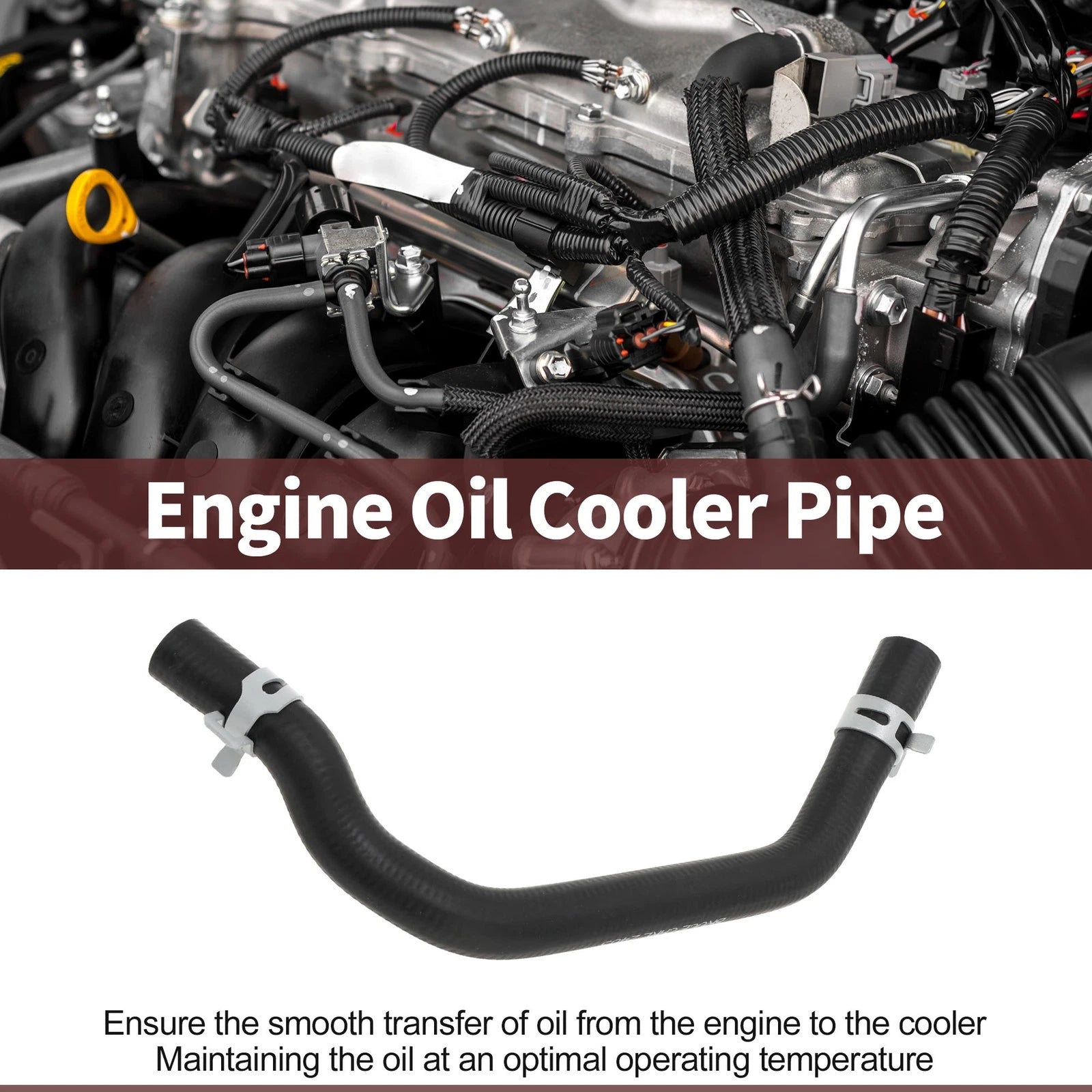 Engine Oil Cooler Tube Outlet for Jeep Cherokee (2014–2020) Replacement