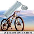 Bicycle Spokes Nipple Set 12G 223mm Carbon Steel Galvanized Universal