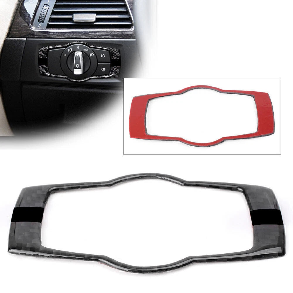 Car Headlamp Switch Button Frame Cover Trim for BMW 3 Series E90 (2007–2013)