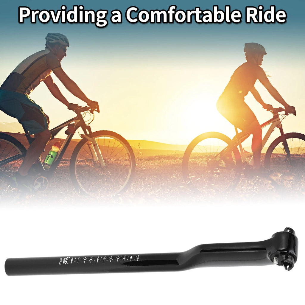 Seat Post Adapter 27.2x400mm Height Adjustable for Bike Saddle Tube (—)