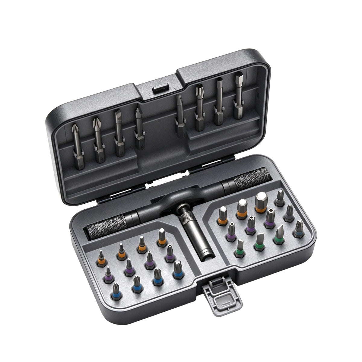 33-Piece Precision Ratchet Screwdriver Set for Bicycle Repair (Universal)