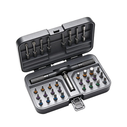 33-Piece Precision Ratchet Screwdriver Set for Bicycle Repair (Universal)