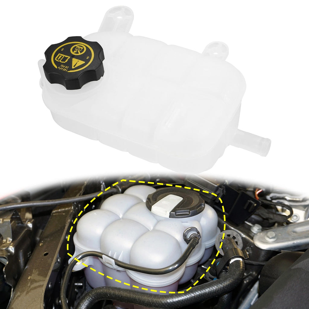Coolant Reservoir Tank Set with Cap Replacement for Buick (2000–2010)