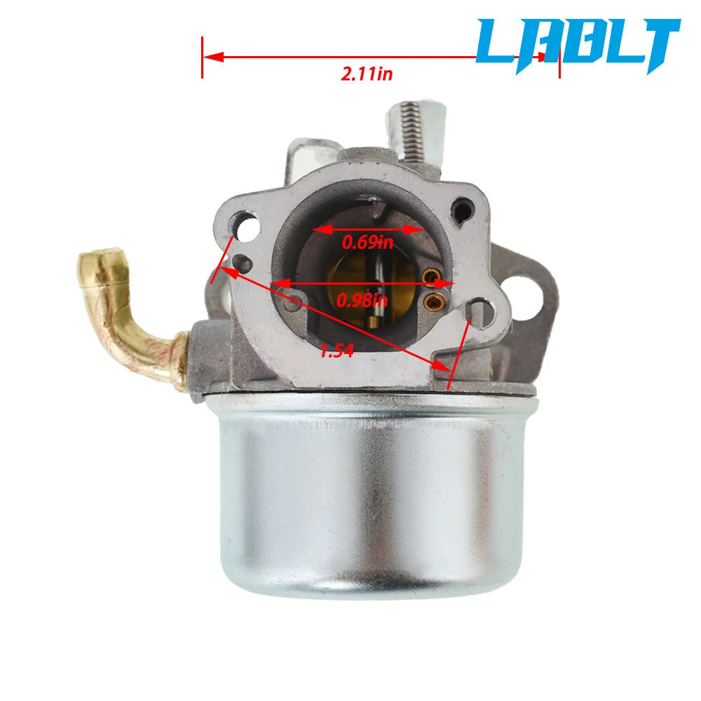 Carburetor Kit for Craftsman Tiller B & S Intek 190 206 (120202)