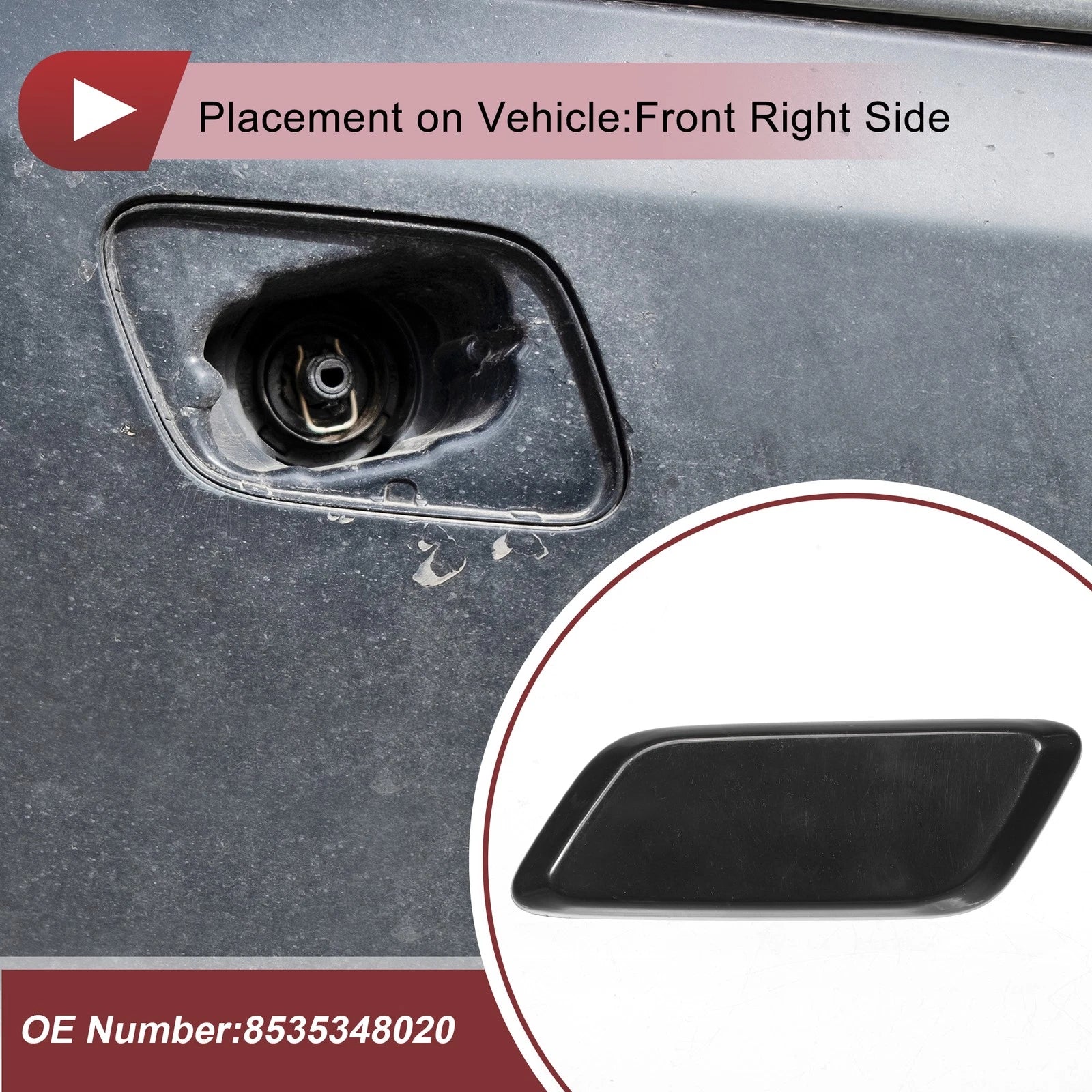 Front Left Headlight Washer Nozzle Cover for Lexus RX350 (2013–2015)