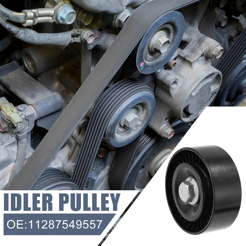 Drive Belt Idler Pulley Replacement for BMW 545i (2004–2005)