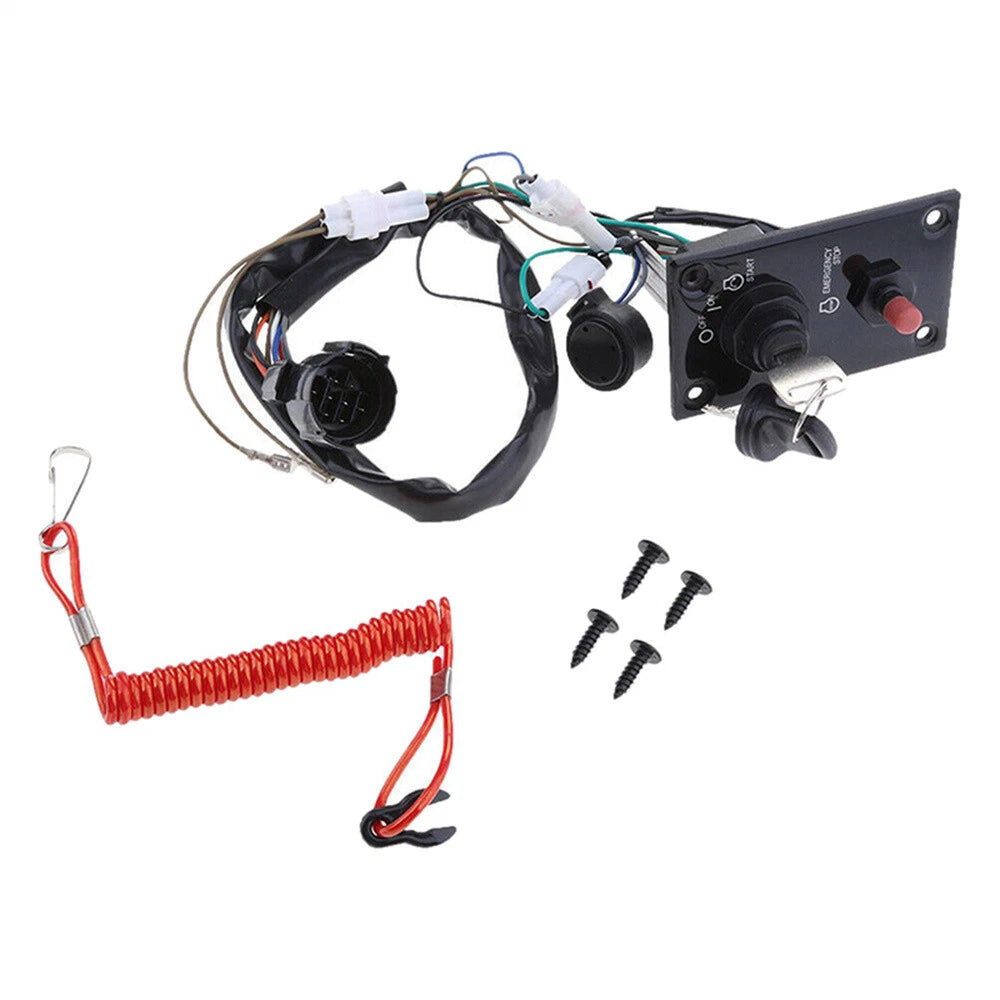 Marine Boat Single Key Switch Panel Assy 37100-96J24 For Suzuki Outboard Engines