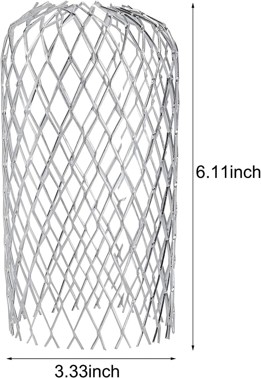 10 Pack Gutter Guards for Leaf Protection (Aluminum, 3")