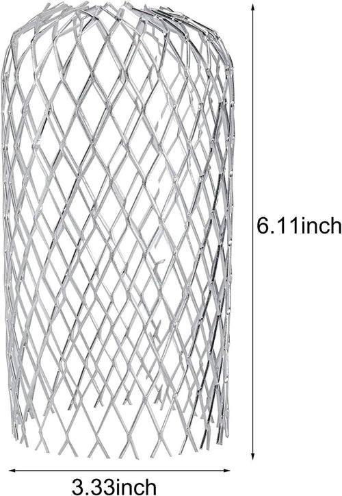 10 Pack Gutter Guards for Leaf Protection (Aluminum, 3")