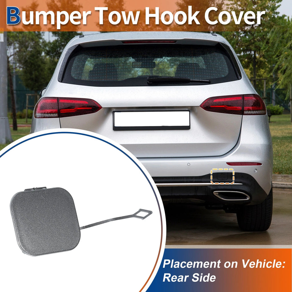 Rear Tow Hook Cover Replacement for Mercedes-Benz B-Class (2012–2019)