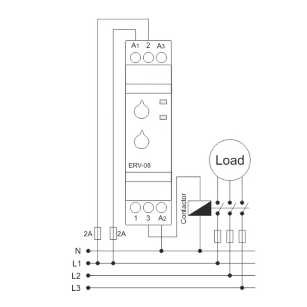 Adjustable Timer ERV-08-V2 (0.1S to 100 Hours) Time Delay Relay