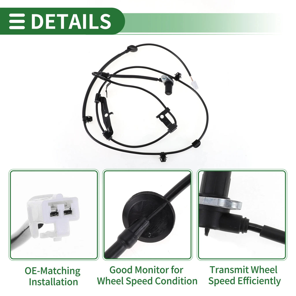 ABS Wheel Speed Sensor Kit No.4670A371 for Mitsubishi Galant (1994–2002)