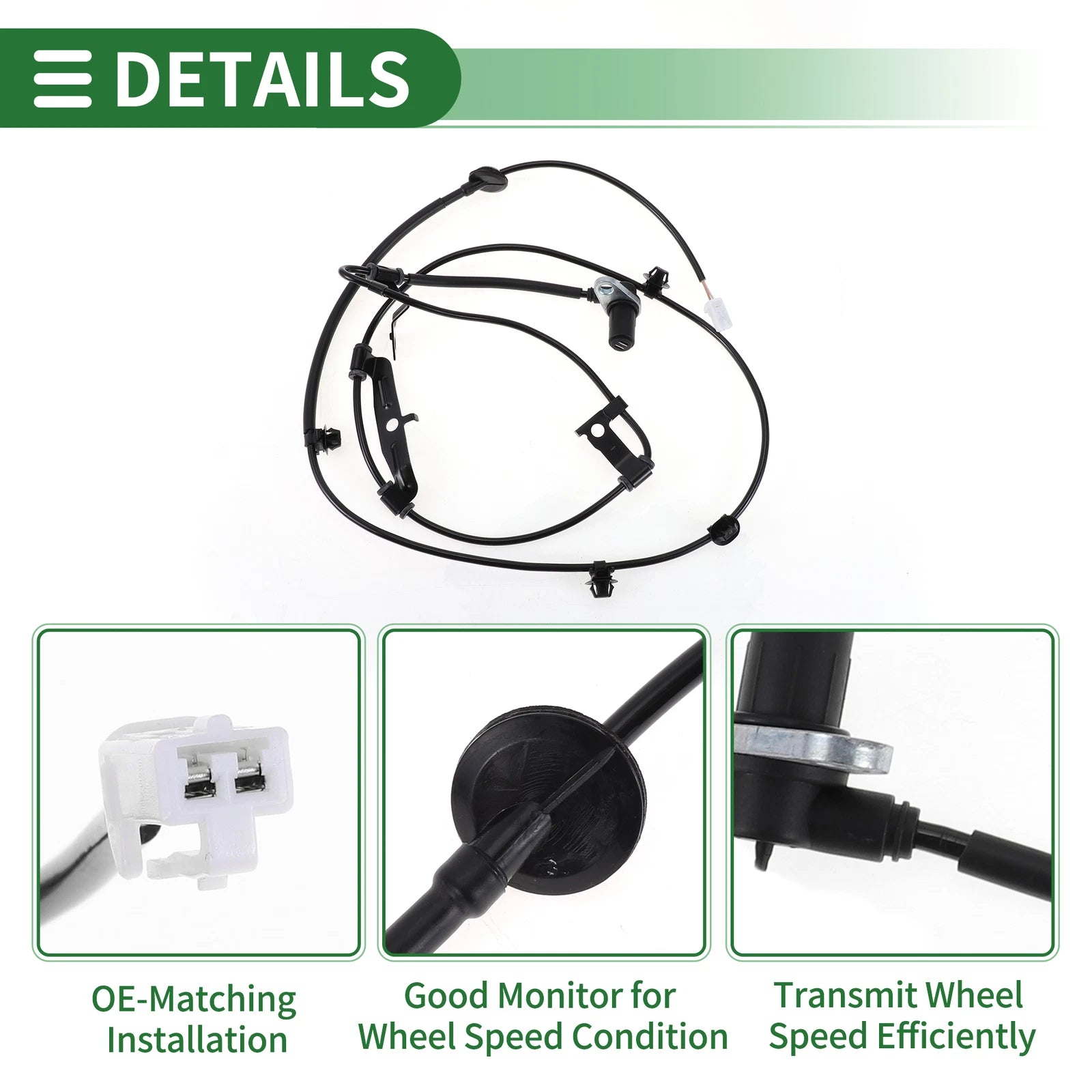 ABS Wheel Speed Sensor Kit No.4670A371 for Mitsubishi Galant (1994–2002)