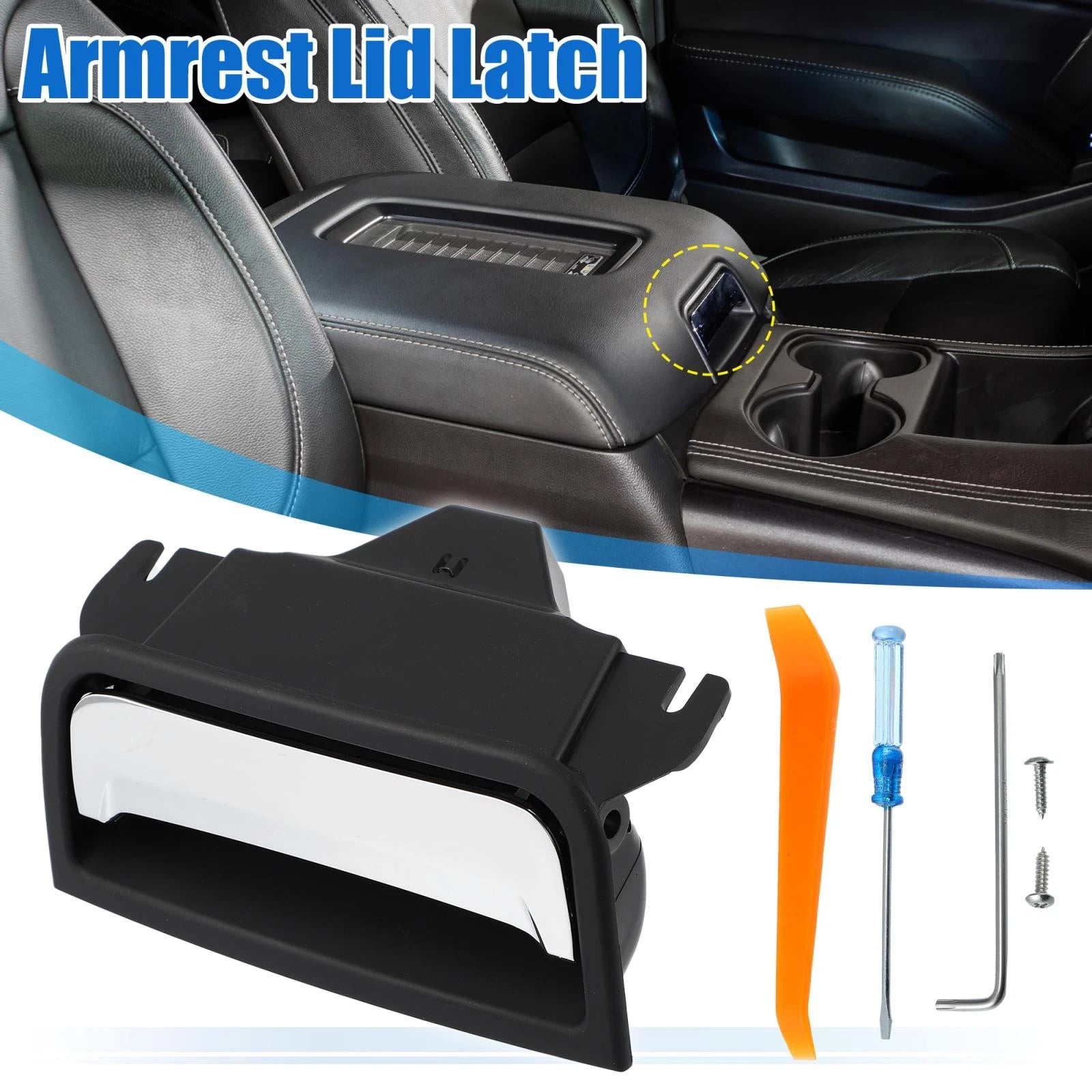 Center Console Lock Cover Replacement for GMC Sierra 1500 (2007–2013)