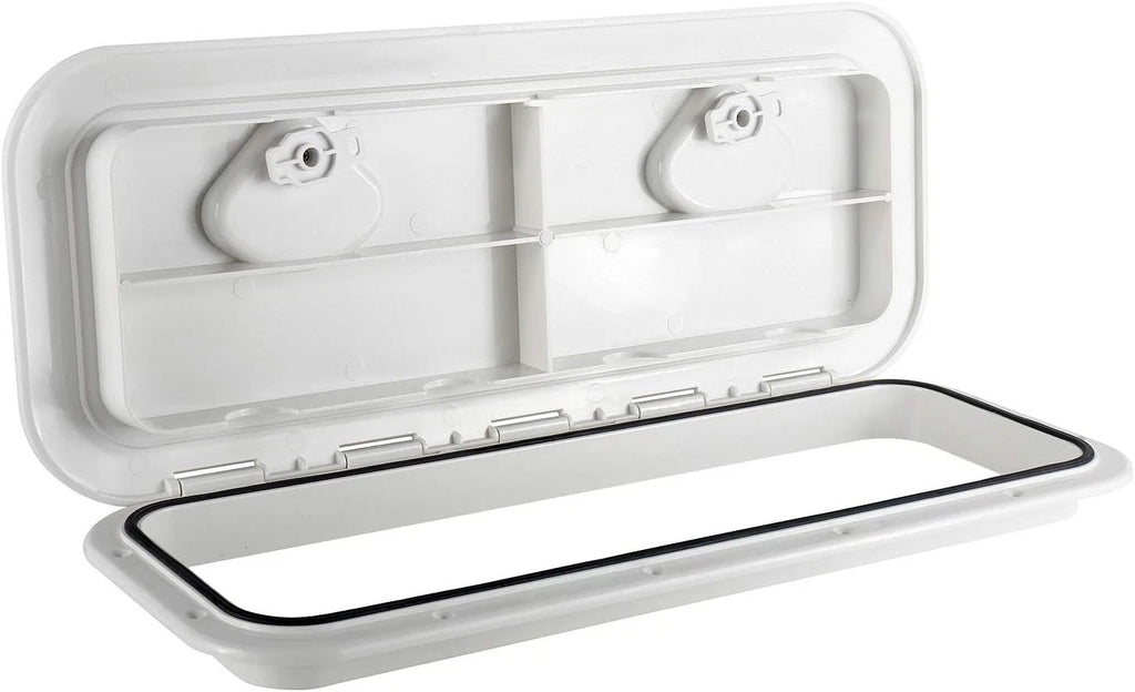 Boat Hatch Access Hatch & Lid with Lock for Marine Deck (24" x 9-5/8")