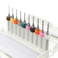 20pcs Colored PCB Tungsten Carbide Drill Bits End Mills for Precision Circuit