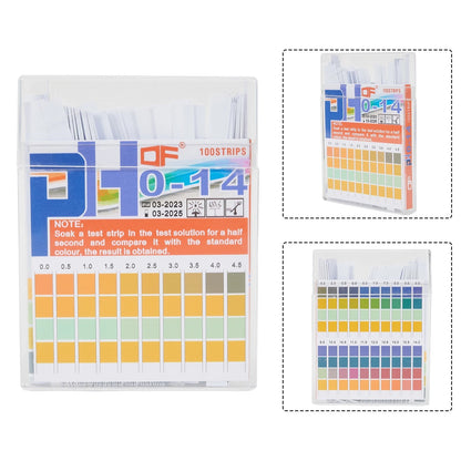 pH Test Paper Strips for Water Quality Monitoring (100 Strips)
