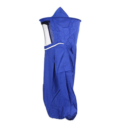 Bee Keeping Suit Beekeeping Jacket Veil Hat Smock Protective Equipment Blue UK