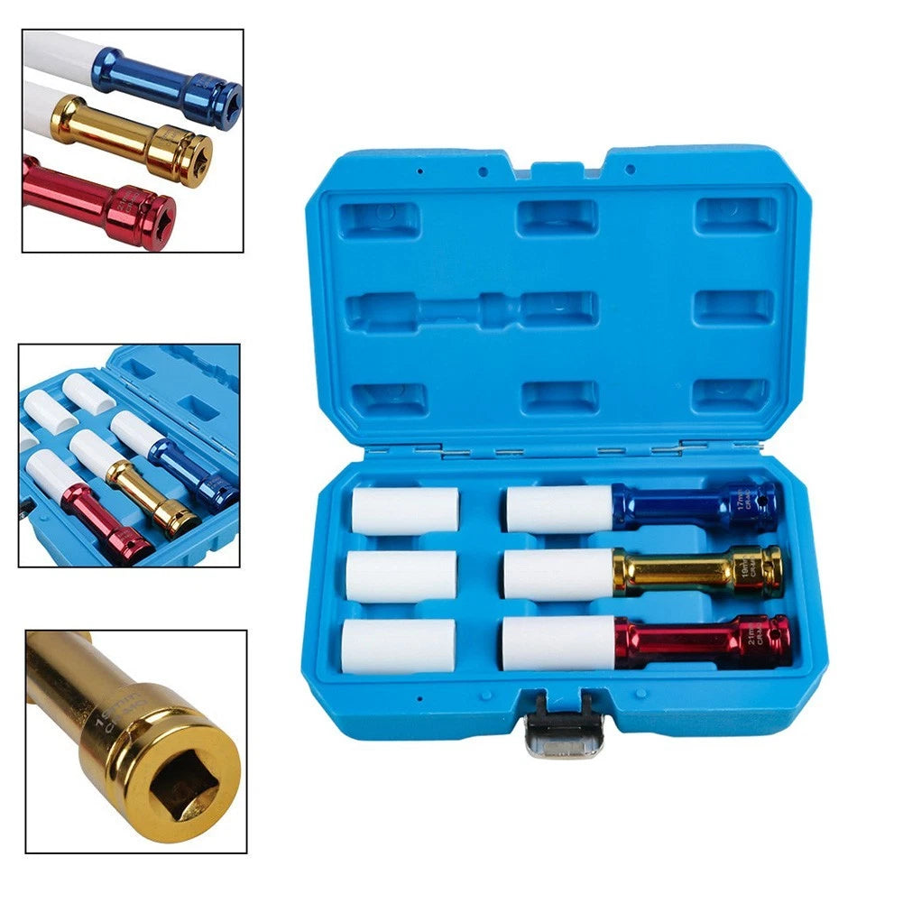 12 Inch Drive Thin Wall Lug Nut Socket Set for Impact Wrench
