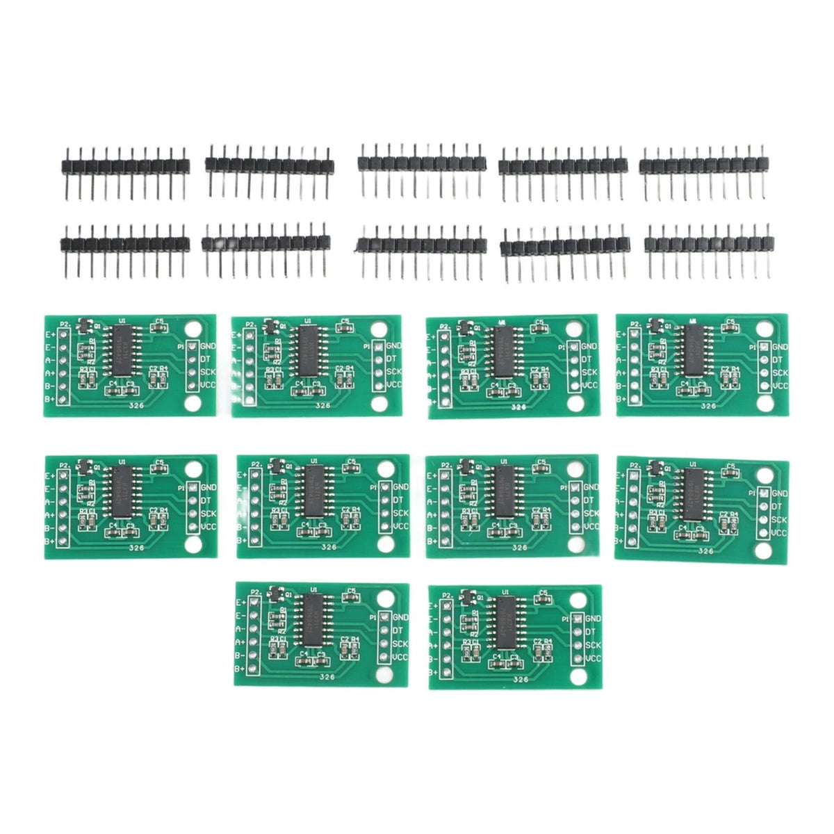 10X Dual Input HX711 Load Cell Modules for Arduino Sensor