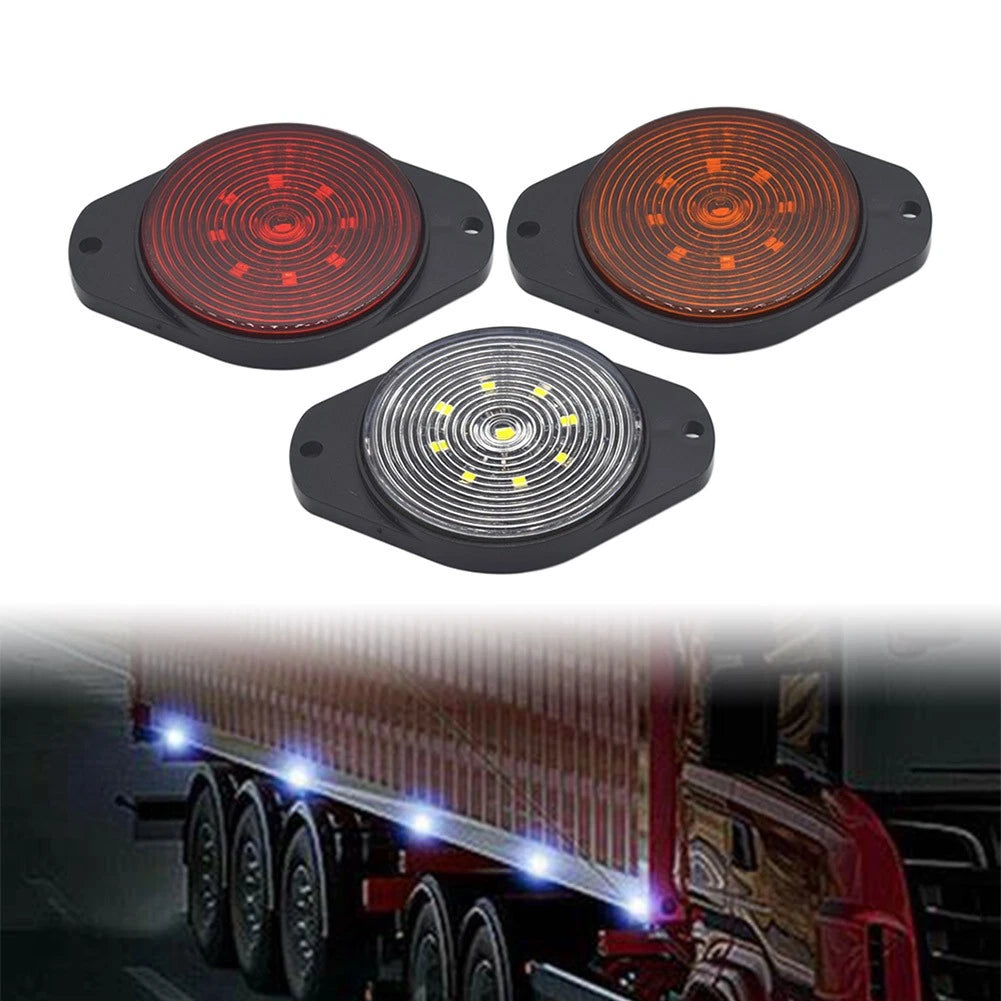 9 LED Side Marker Lamps for Buses, Tractors, Boats, Vans, Caravans, RVs