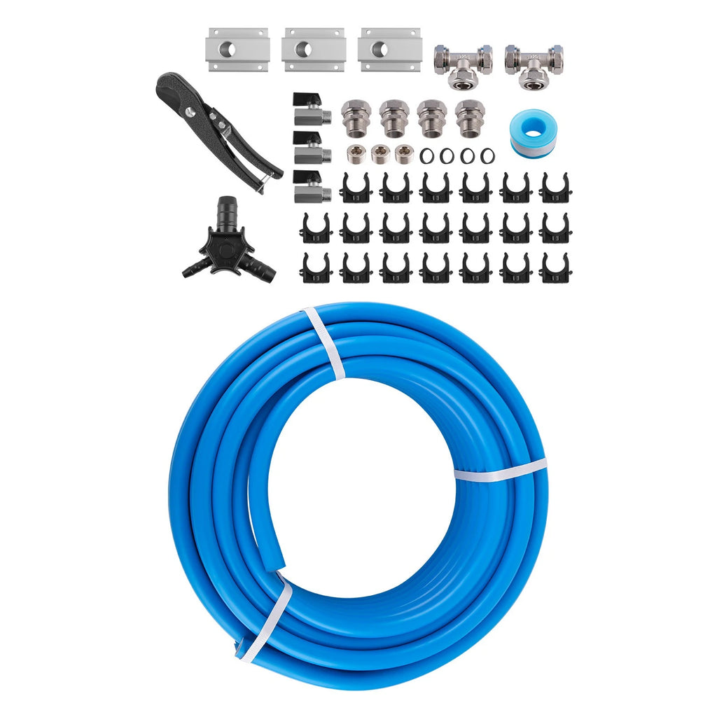 Air Compressor Line Kit 3/4" NPT Fitting for Universal Use (100ft)