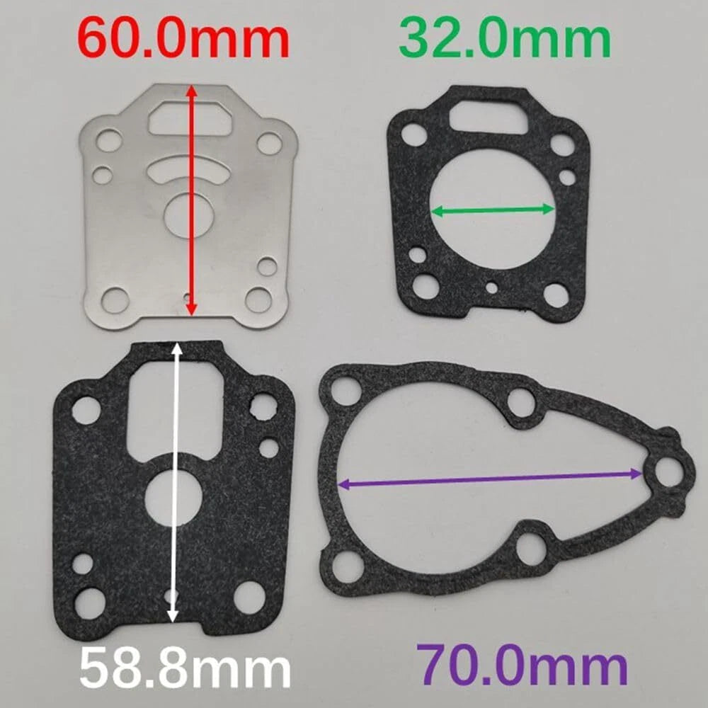 Water Pump Impeller Kit for Mercury Mariner 4-6HP (16159A03, 16159T01, 16159A1)