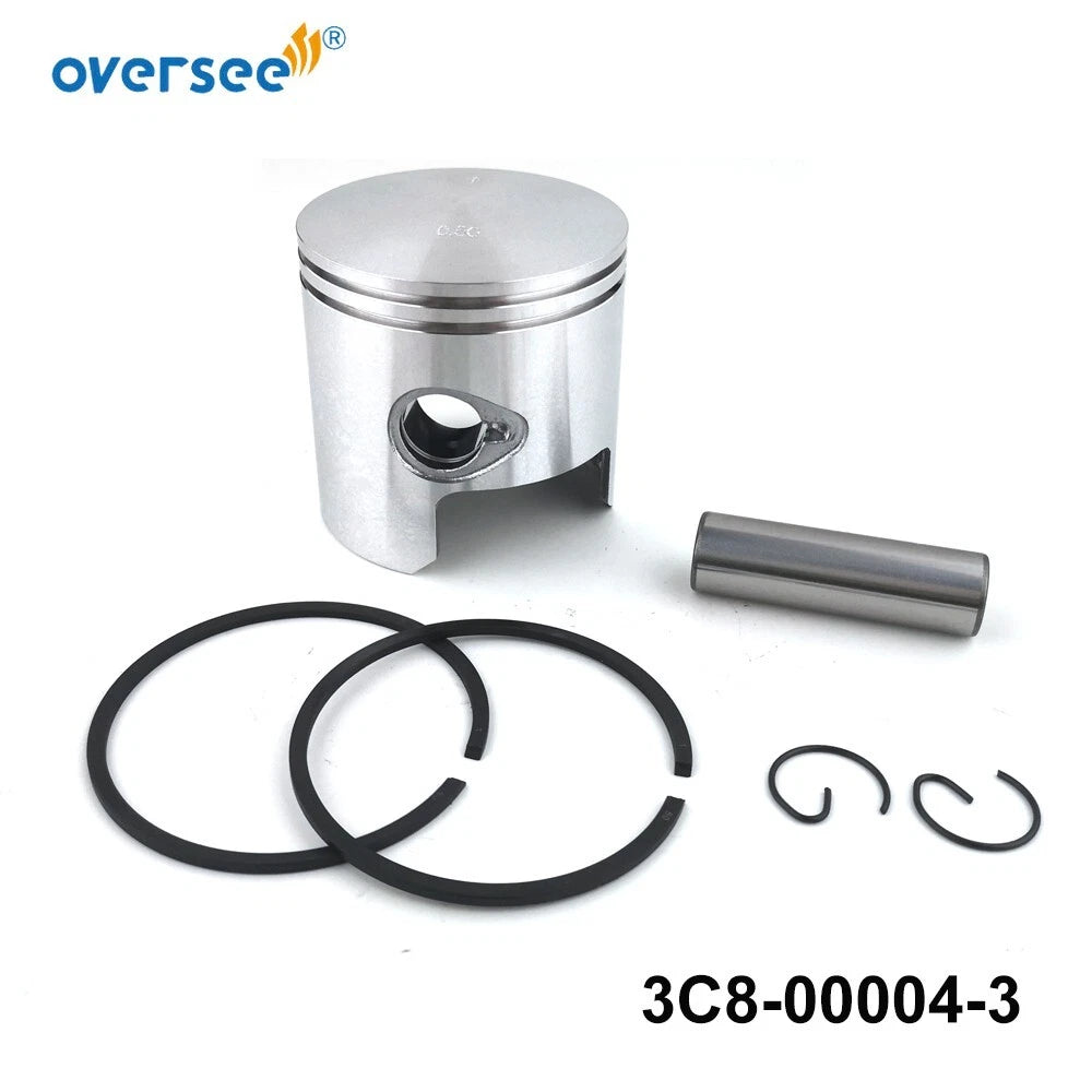 Piston Kit +0.5MM for Tohatsu 40 50HP M40D M50D (3C8-00004-3, 779-96152)