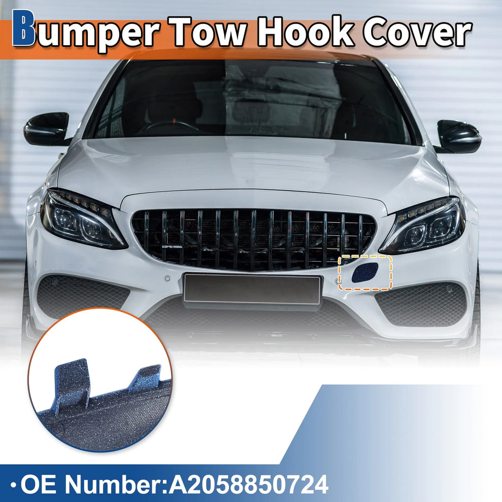 Front Tow Hook Cover Replacement for Mercedes-Benz W205 C300 (2015–2018)