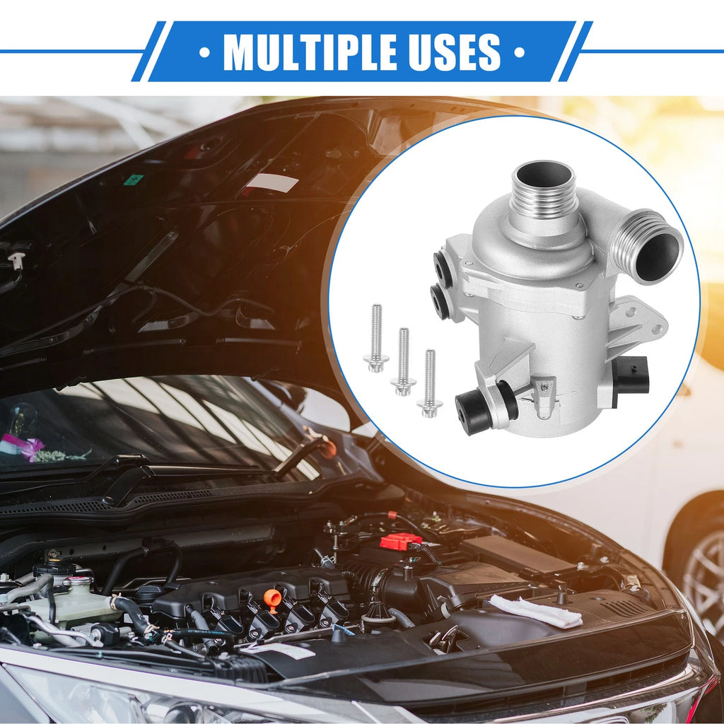 Electric Engine Water Pump Cooling Inverter Replacement for BMW X3 1 3 5 (2004–2019)