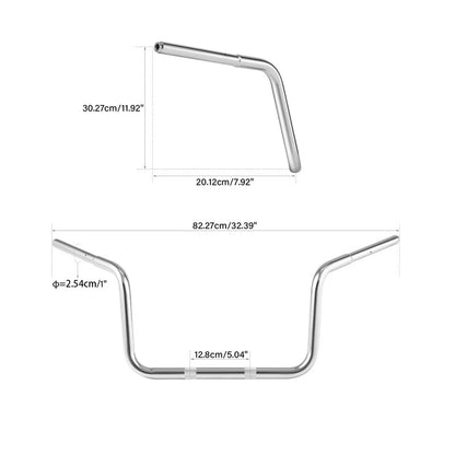 12" Rise Ape Hanger Handlebar for BMW R18 B Transcontinental (2021–2025)