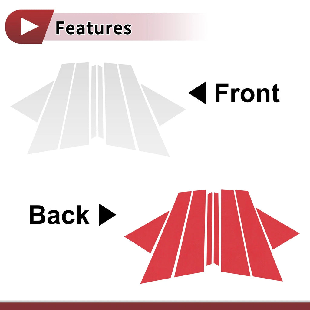Door Pillar Window Trim Replacement for BMW 2-Series Wagon (2016–2019)