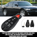 7 Button Keyless Entry Remote Key Shell Cover for Dodge Chrysler (No Chip) (2005–2020)