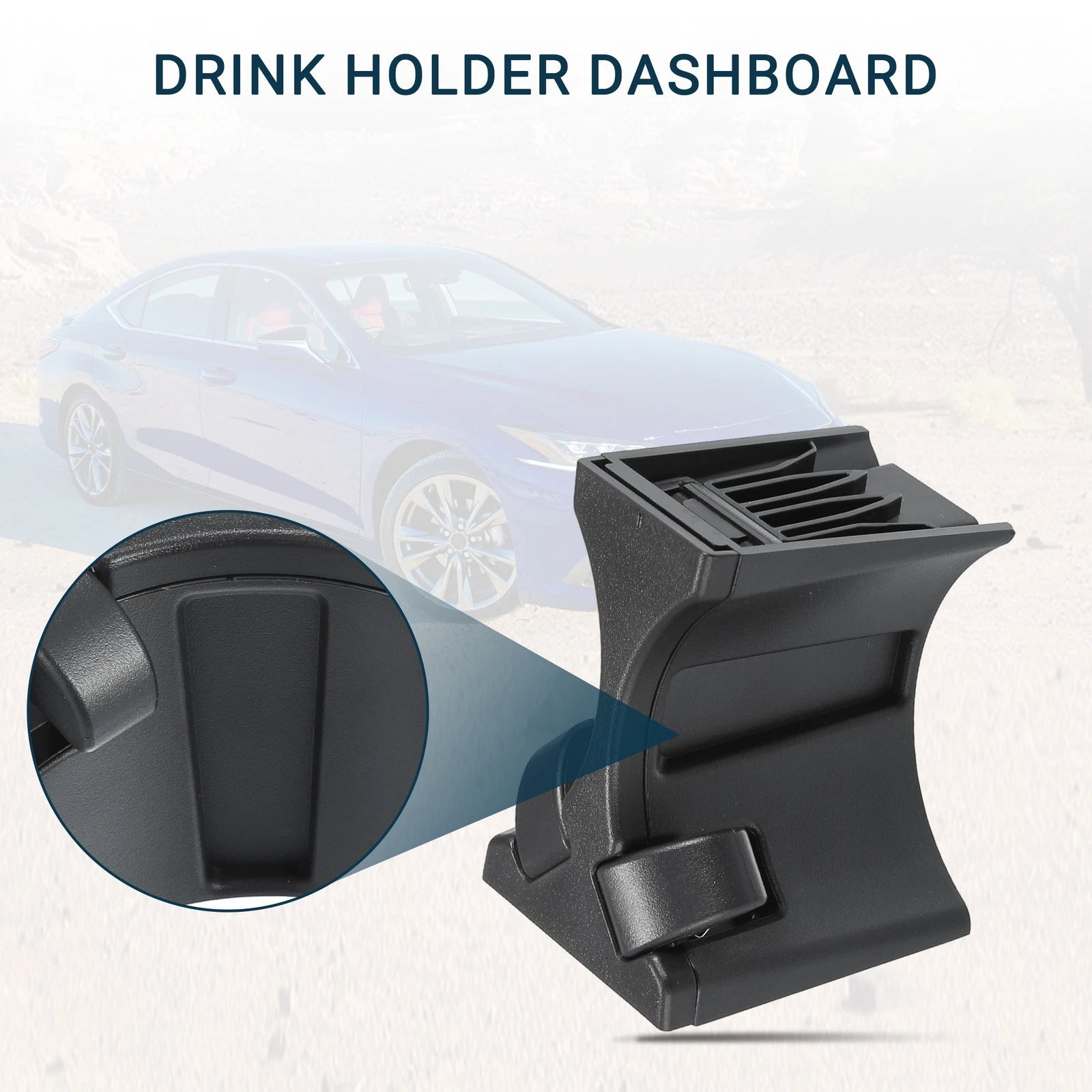 Cup Holder Replacement for Lexus ES350 (2007–2012) Drink Holder Black