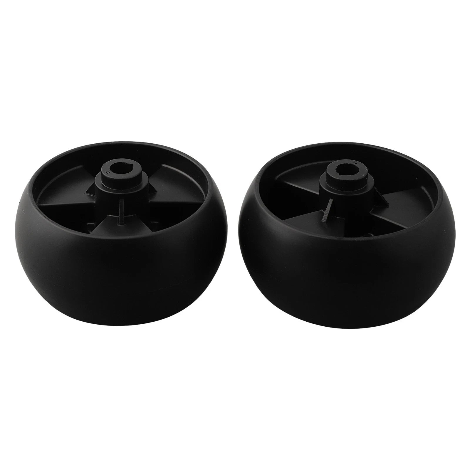 2X Deck Wheels for (5 Inch, Black)