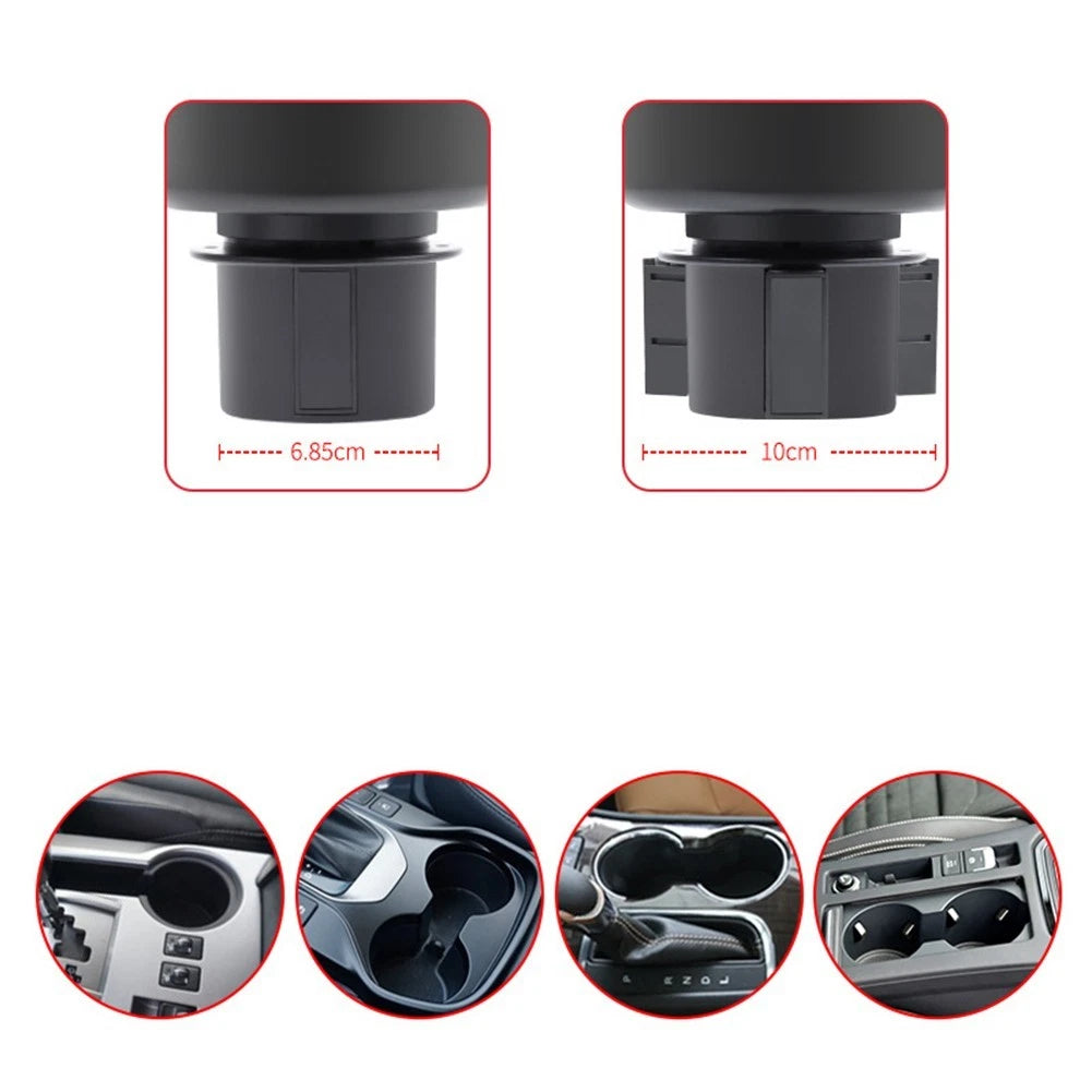 Cup Holder Adapter for Large Cups - Adjustable Base